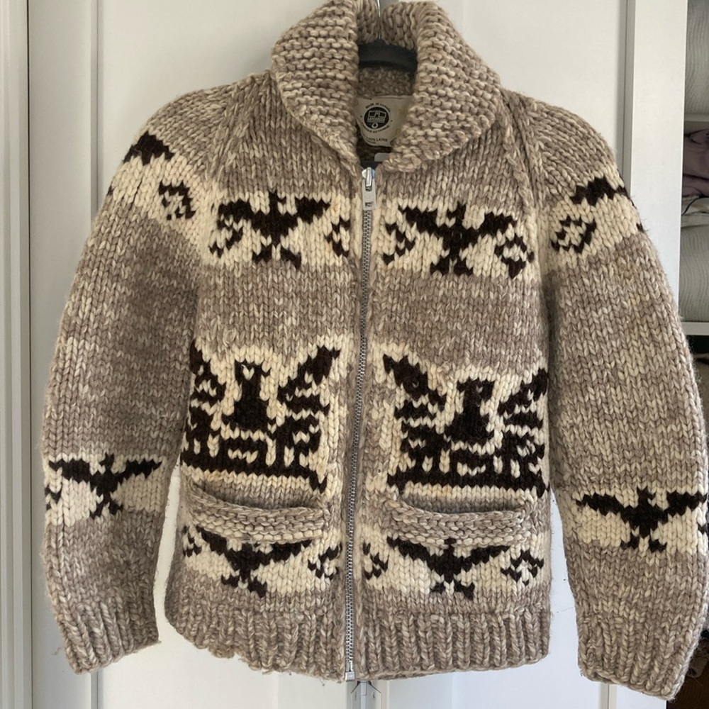 Vintage Cowichan Knit Sweater